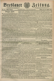 Breslauer Zeitung. Jg.72, Nr. 551 (10 August 1891) - Mittag-Ausgabe