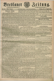 Breslauer Zeitung. Jg.72, Nr. 554 (11 August 1891) - Mittag-Ausgabe