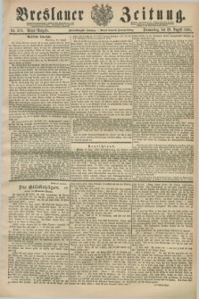 Breslauer Zeitung. Jg.72, Nr. 579 (20 August 1891) - Abend-Ausgabe