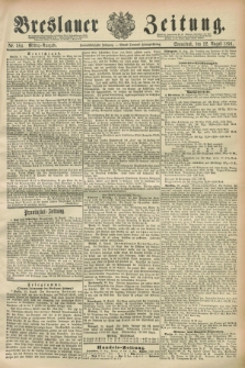 Breslauer Zeitung. Jg.72, Nr. 584 (22 August 1891) - Mittag-Ausgabe