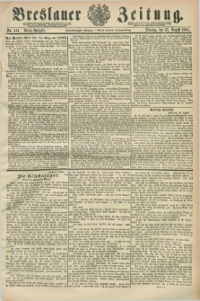 Breslauer Zeitung. Jg.72, Nr. 591 (25 August 1891) - Abend-Ausgabe