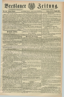 Breslauer Zeitung. Jg.72, Nr. 599 (28 August 1891) - Mittag-Ausgabe