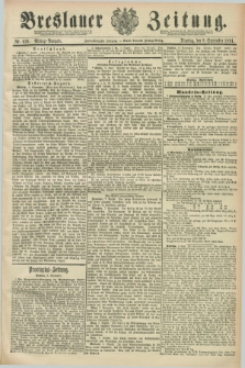 Breslauer Zeitung. Jg.72, Nr. 626 (8 September 1891) - Mittag-Ausgabe