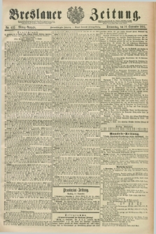 Breslauer Zeitung. Jg.72, Nr. 632 (10 September 1891) - Mittag-Ausgabe