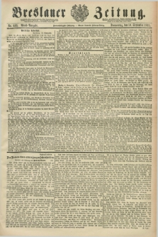 Breslauer Zeitung. Jg.72, Nr. 633 (10 September 1891) - Abend-Ausgabe