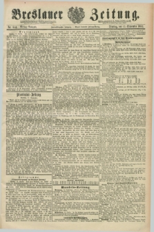 Breslauer Zeitung. Jg.72, Nr. 644 (15 September 1891) - Mittag-Ausgabe