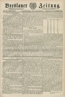 Breslauer Zeitung. Jg.72, Nr. 651 (17 September 1891) - Abend-Ausgabe