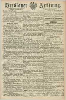 Breslauer Zeitung. Jg.72, Nr. 662 (22 September 1891) - Mittag-Ausgabe