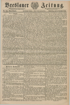 Breslauer Zeitung. Jg.72, Nr. 669 (24 September 1891) - Abend-Ausgabe