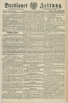 Breslauer Zeitung. Jg.72, Nr. 671 (25 September 1891) - Mittag-Ausgabe