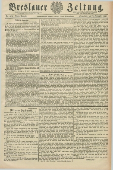 Breslauer Zeitung. Jg.72, Nr. 675 (26 September 1891) - Abend-Ausgabe