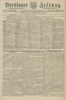 Breslauer Zeitung. Jg.72, Nr. 676 (27 September 1891) - Morgen-Ausgabe + dod.