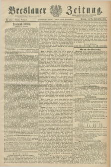 Breslauer Zeitung. Jg.72, Nr. 677 (28 September 1891) - Mittag-Ausgabe