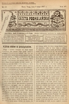 Gazeta Podhalańska. 1927, nr 19