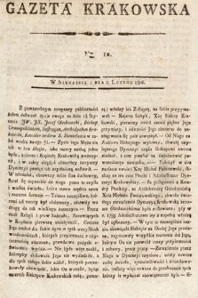 Gazeta Krakowska. 1806, nr 10