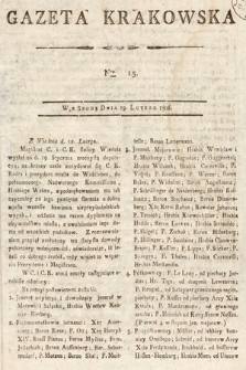 Gazeta Krakowska. 1806, nr 15