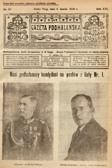Gazeta Podhalańska. 1928, nr 10