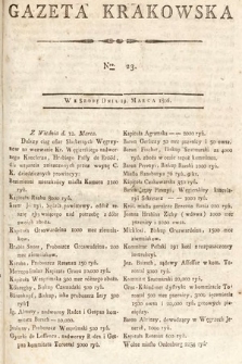 Gazeta Krakowska. 1806, nr 23