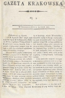 Gazeta Krakowska. 1807 , nr 9