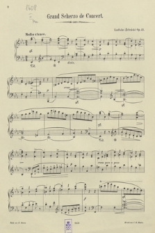 Grand scherzo de concert : pour piano : op. 35