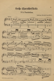 Sechs Charakterstücke : für Pianoforte : Op. 17. H. 1