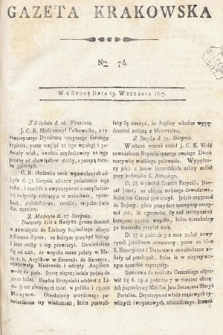 Gazeta Krakowska. 1807 , nr 76