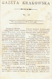 Gazeta Krakowska. 1807 , nr 78