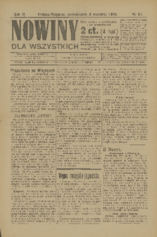 Nowiny dla Wszystkich : dziennik ilustrowany. R.3, 1905, nr 87