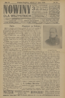 Nowiny dla Wszystkich : dziennik ilustrowany. R.3, 1905, nr 181