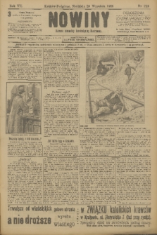 Nowiny : dziennik niezawisły demokratyczny illustrowany. R.7, 1909, nr 219