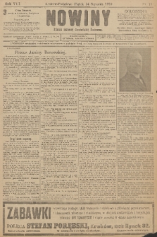 Nowiny : dziennik niezawisły demokratyczny illustrowany. R.8, 1910, nr 11