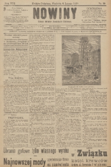 Nowiny : dziennik niezawisły demokratyczny illustrowany. R.8, 1910, nr 30