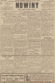 Nowiny : dziennik niezawisły demokratyczny illustrowany. R.8, 1910, nr 138