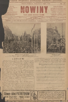 Nowiny : dziennik niezawisły demokratyczny illustrowany. R.8, 1910, nr 162