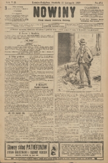 Nowiny : dziennik niezawisły demokratyczny illustrowany. R.8, 1910, nr 274
