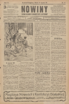 Nowiny : dziennik niezawisły demokratyczny illustrowany. R.9, 1911, nr 19