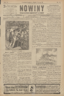 Nowiny : dziennik niezawisły demokratyczny illustrowany. R.9, 1911, nr 39