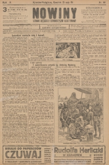Nowiny : dziennik niezawisły demokratyczny illustrowany. R.9, 1911, nr 118