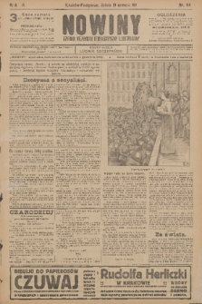 Nowiny : dziennik niezawisły demokratyczny illustrowany. R.9, 1911, nr 130