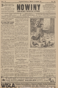 Nowiny : dziennik niezawisły demokratyczny illustrowany. R.9, 1911, nr 200