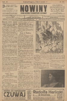 Nowiny : dziennik niezawisły demokratyczny illustrowany. R.9, 1911, nr 204