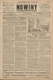 Nowiny : dziennik niezawisły demokratyczny illustrowany. R.9, 1911, nr 212