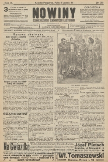 Nowiny : dziennik niezawisły demokratyczny illustrowany. R.9, 1911, nr 285