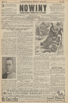 Nowiny : dziennik niezawisły demokratyczny illustrowany. R.9, 1911, nr 287