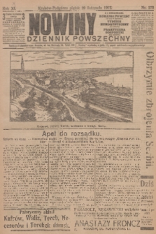 Nowiny : dziennik powszechny. R.10, 1912, nr 273
