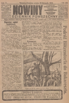 Nowiny : dziennik powszechny. R.10, 1912, nr 274