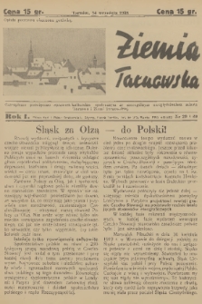 Ziemia Tarnowska : czasopismo poświęcone sprawom kulturalno-społecznym ze szczególnym uwzględnieniem miasta Tarnowa i Ziemi Tarnowskiej. R.1, 1938, nr 29-30