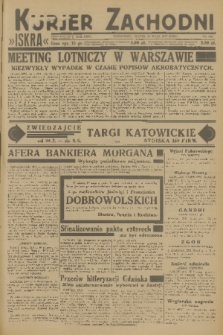 Kurjer Zachodni Iskra : dziennik polityczny, gospodarczy i literacki. R.24, 1933, nr 144