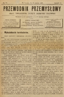 Przewodnik Przemysłowy : organ Towarzystwa Zachęty Przemysłu Krajowego. R.2, 1897, nr 12