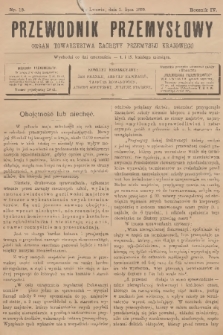 Przewodnik Przemysłowy : organ Towarzystwa Zachęty Przemysłu Krajowego. R.4, 1899, nr 13